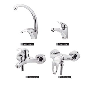 ست کامل شیرآلات الوند مدل پویا POOYA